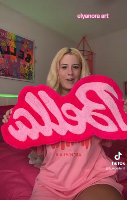 Custom Handmade Tufted Rug, Customized Business Logo