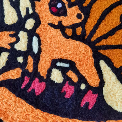 Ninetales Rug,Vulpix Goupix Knitting Handmade Non-slip Area Rug Home Decor Feunard Vulnona