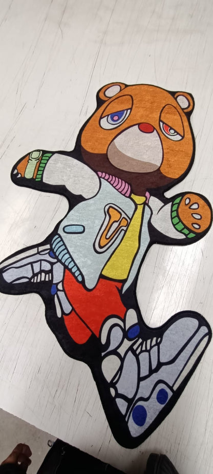 Kanye West, Bear rug,Graduation Bear rug,Music Inspired Album CD Rug, bear rug,Graduation gift, College Dropout Bear rug, Yeezus CD