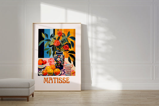 Henri Matisse Print - Aesthetic Matisse Poster for Modern Gallery Exhibition Art, Minimalist Neutral Wall Art, Matisse Cut outs Gift Idea