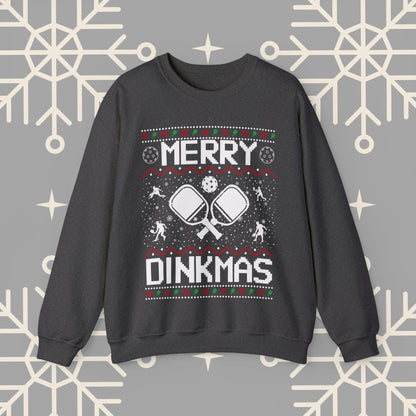 Merry Dinkmas Pickleball Ugly Christmas , Pickleball Christmas Sweatshirt, Funny Christmas , Pickleball Crewneck