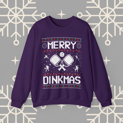 Merry Dinkmas Pickleball Ugly Christmas , Pickleball Christmas Sweatshirt, Funny Christmas , Pickleball Crewneck