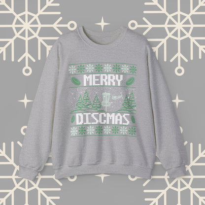 Merry Discmas Ugly Christmas , Disc Golf Christmas Sweatshirt, Funny Christmas , Gift for Disc Golfer, Disc Golf Shirt for Men