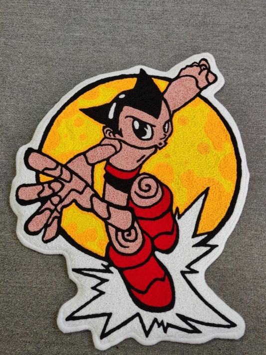 Astro Boy Japanese Anime Floor Mat Washable Area Runner Rugs Living Room Carpet