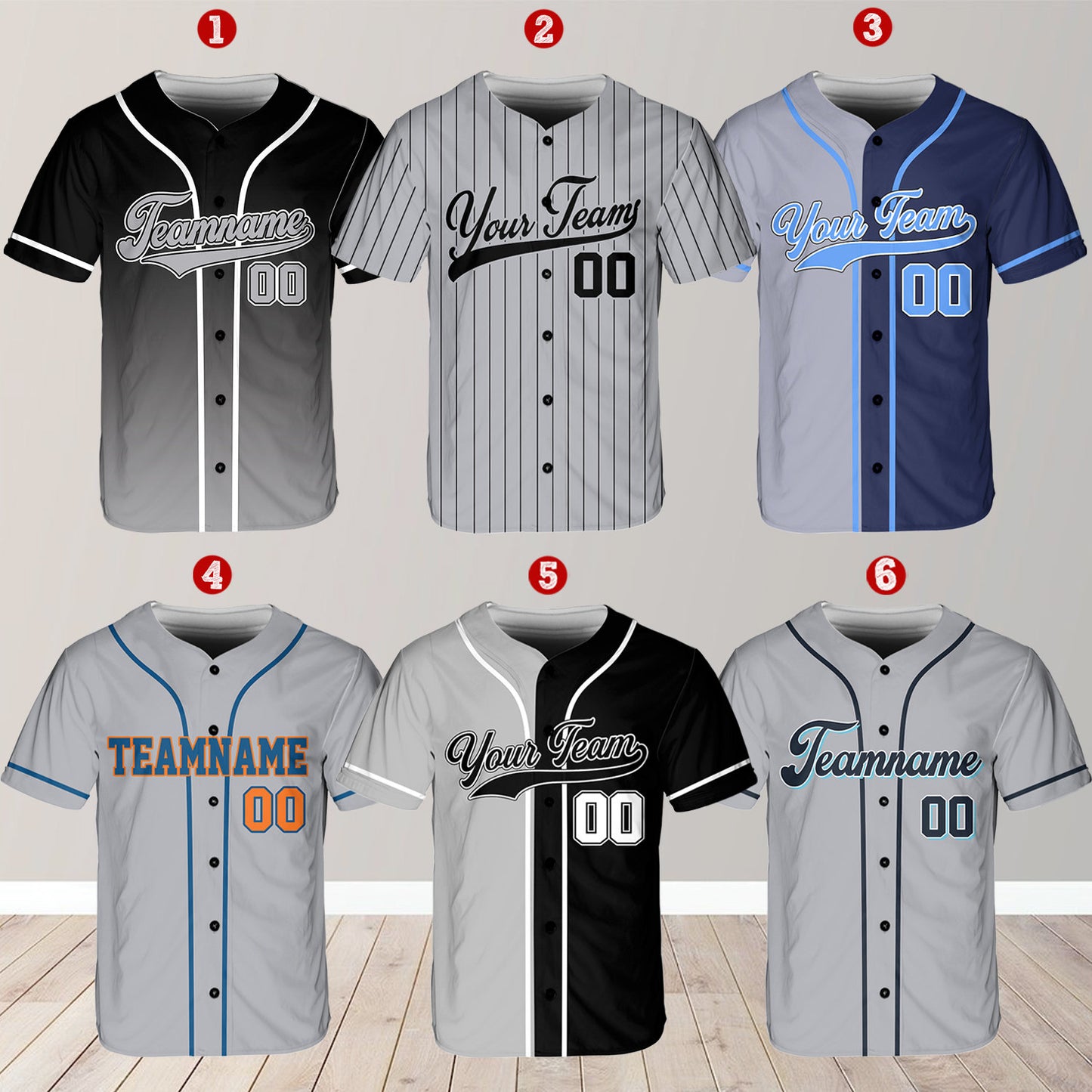 Personalized Team Name And Number Baseball Jersey, Custom Baseball Jersey Shirt, Baseball Jersey Uniform For Baseball Fans Baseball Lovers