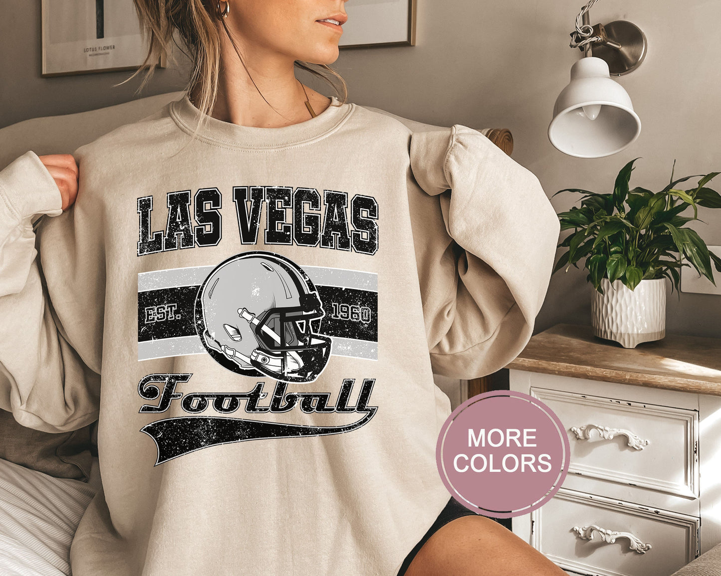 Las Vegas Football Sweatshirt, Vintage Las Vegas  Crewneck, Retro Las Vegas  Sweatshirt, Las Vegas  Varsity Sweatshirt, Las Vegas Longsleeve