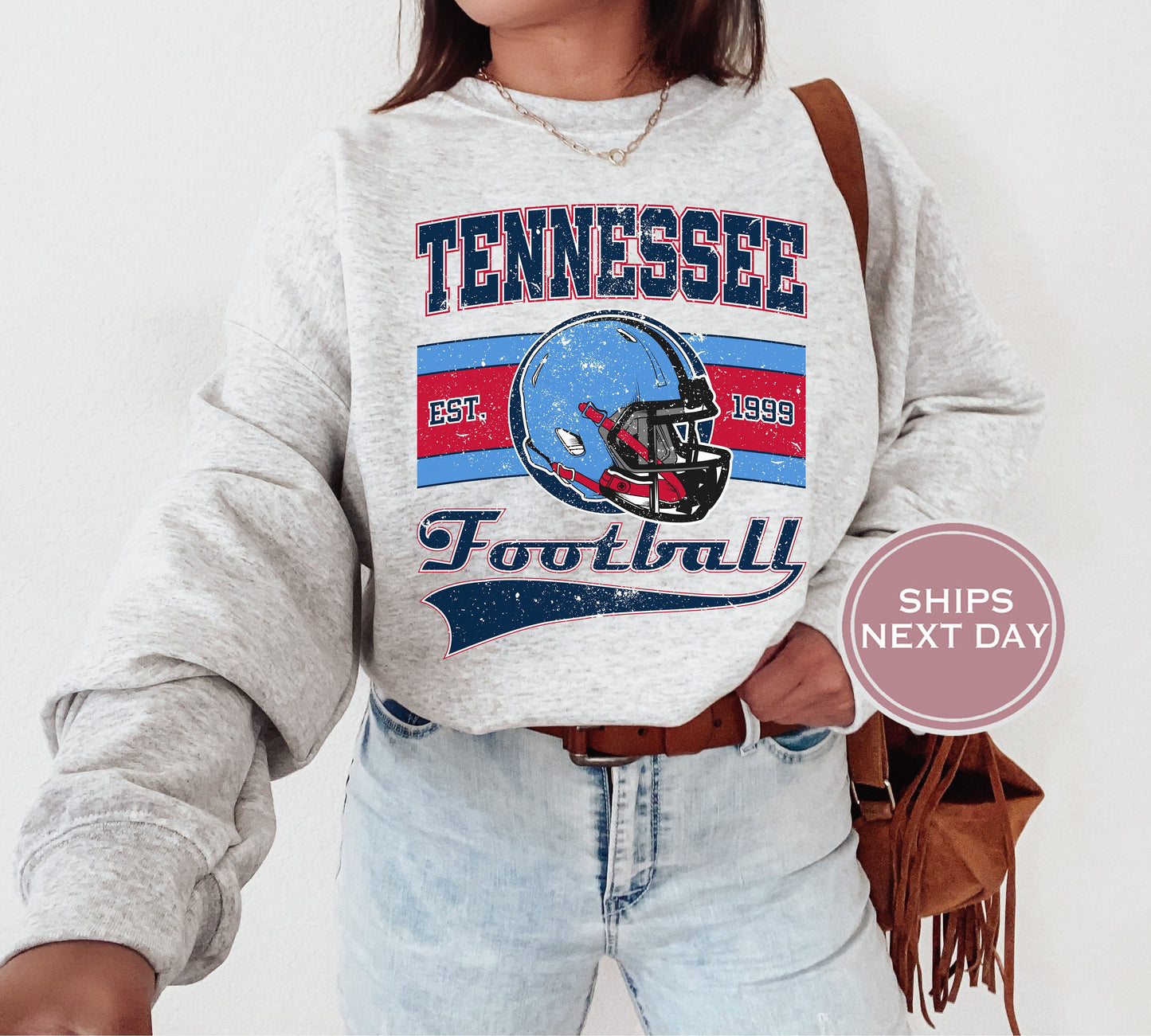 Tennessee Football Sweatshirt, Vintage Tennessee Crewneck, Retro Tennessee Sweatshirt, Tennessee Varsity Sweatshirt, Tennessee Longsleeve
