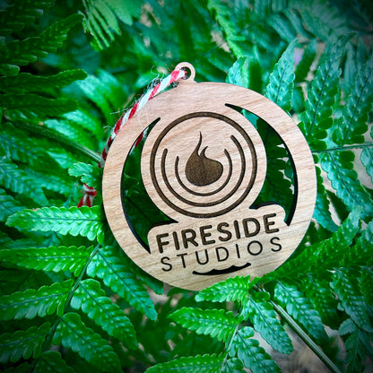 Custom Wood Logo Ornament | Company Gift | Church Gift | Club Gift | School Gift | Engraved Ornament | Team Gift | Gift Shop