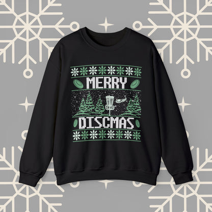 Merry Discmas Ugly Christmas , Disc Golf Christmas Sweatshirt, Funny Christmas , Gift for Disc Golfer, Disc Golf Shirt for Men