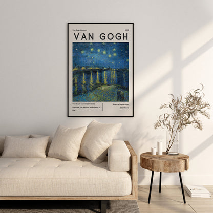 Vincent Van Gogh Poster - Modern Exhibition Wall Art, Van Gogh Print as Classic Art Painting, Impressionist Print as Trendy Home Decor