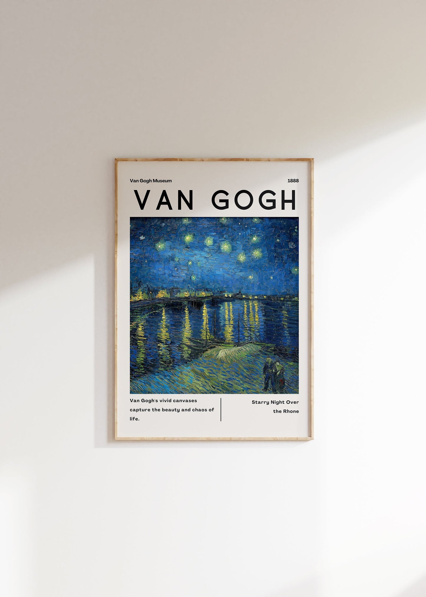 Vincent Van Gogh Poster - Modern Exhibition Wall Art, Van Gogh Print as Classic Art Painting, Impressionist Print as Trendy Home Decor