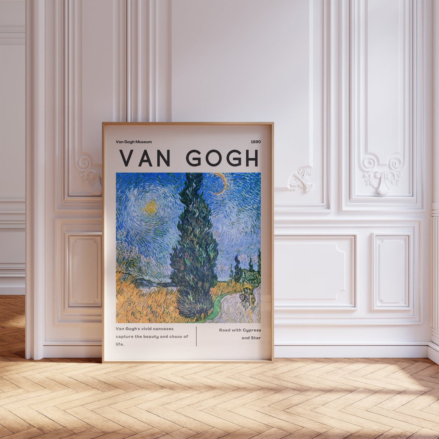 Vincent Van Gogh Poster - Modern Exhibition Wall Art, Van Gogh Print as Classic Art Painting, Impressionist Print as Trendy Home Decor