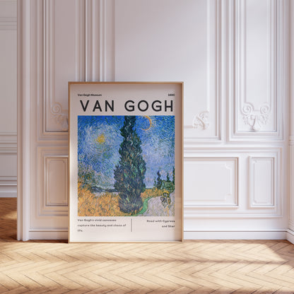Vincent Van Gogh Poster - Modern Exhibition Wall Art, Van Gogh Print as Classic Art Painting, Impressionist Print as Trendy Home Decor