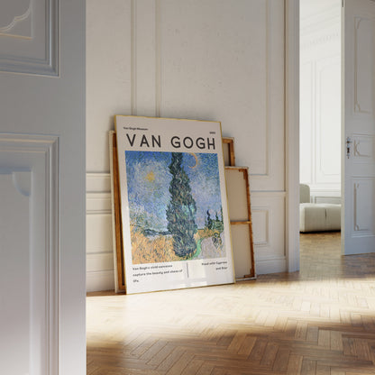 Vincent Van Gogh Poster - Modern Exhibition Wall Art, Van Gogh Print as Classic Art Painting, Impressionist Print as Trendy Home Decor