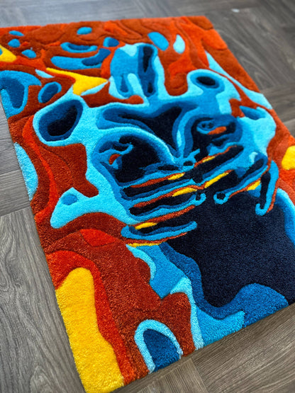 Body art rug | Lovely style rugs | Termal body art | Custom Rugs | tufted rug |