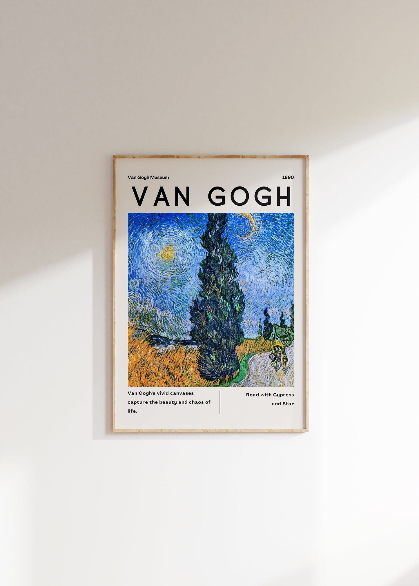 Vincent Van Gogh Poster - Modern Exhibition Wall Art, Van Gogh Print as Classic Art Painting, Impressionist Print as Trendy Home Decor