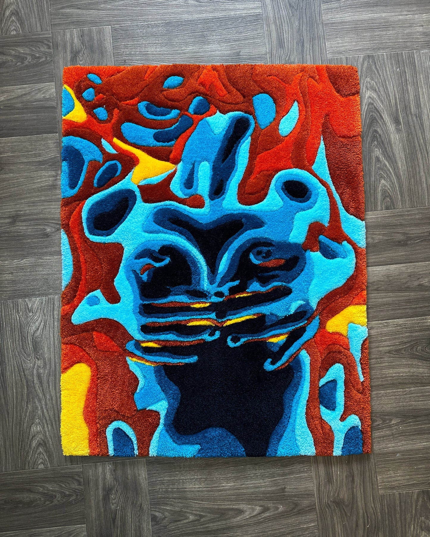 Body art rug | Lovely style rugs | Termal body art | Custom Rugs | tufted rug |