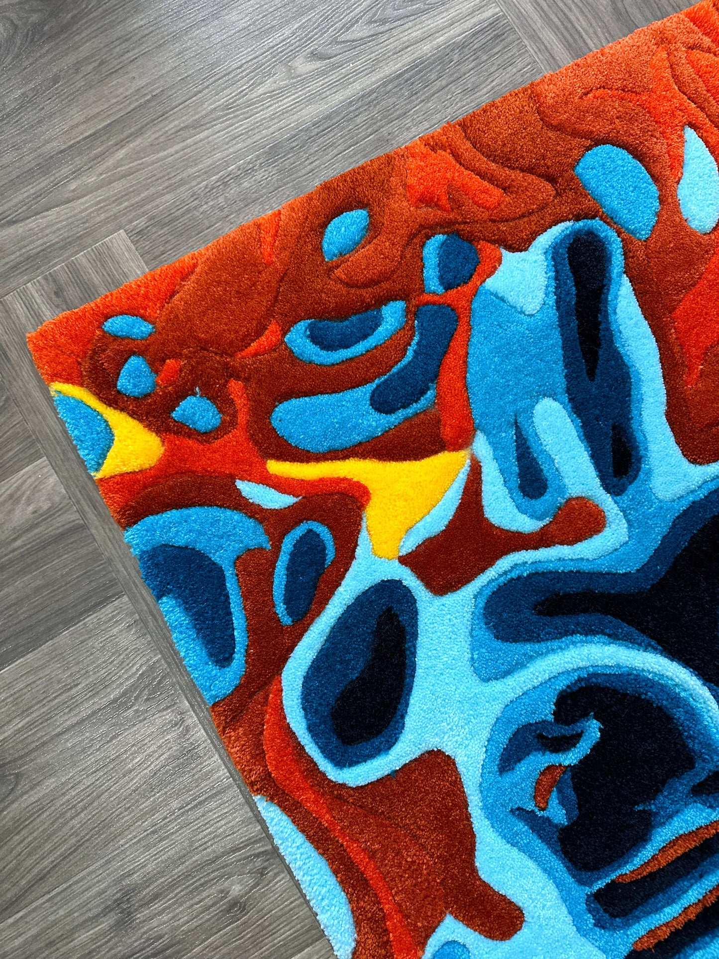 Body art rug | Lovely style rugs | Termal body art | Custom Rugs | tufted rug |