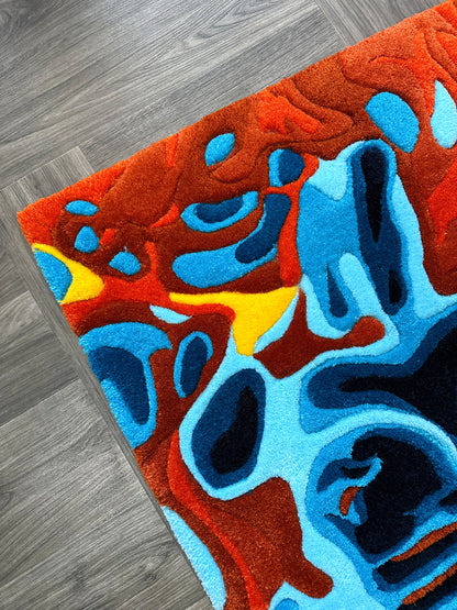 Body art rug | Lovely style rugs | Termal body art | Custom Rugs | tufted rug |