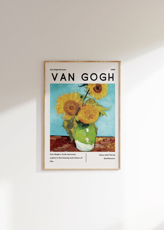 Vincent Van Gogh Poster - Modern Exhibition Wall Art, Van Gogh Print as Classic Art Painting, Impressionist Print as Trendy Home Decor