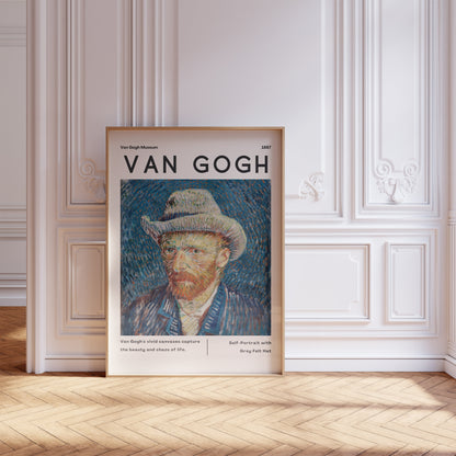 Vincent Van Gogh Poster - Modern Exhibition Wall Art, Van Gogh Print as Classic Art Painting, Impressionist Print as Trendy Home Decor