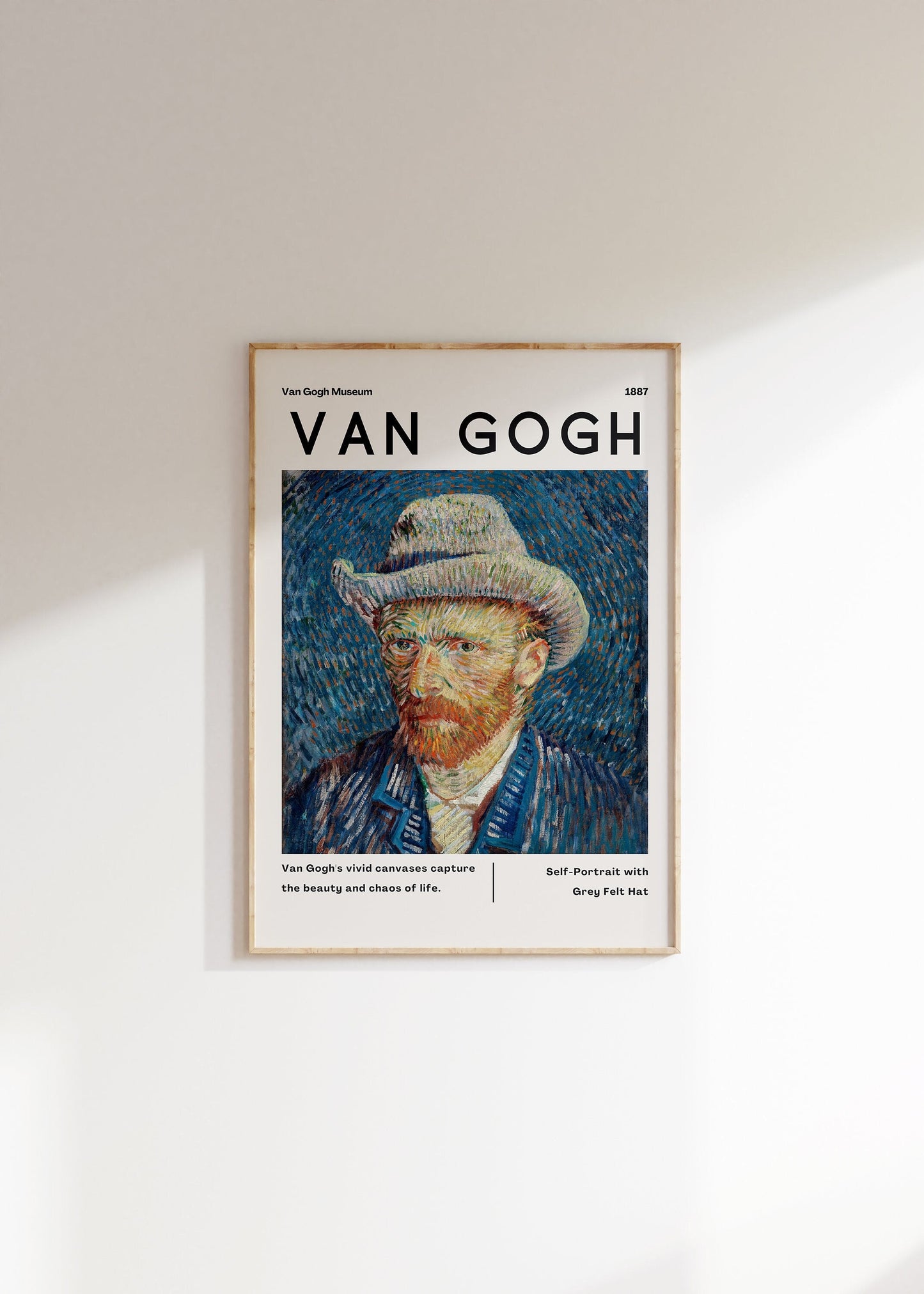 Vincent Van Gogh Poster - Modern Exhibition Wall Art, Van Gogh Print as Classic Art Painting, Impressionist Print as Trendy Home Decor
