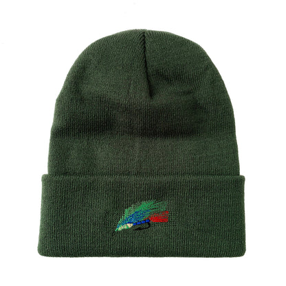 Fishing Lures Embroidered Beanie Dad Winter Hat