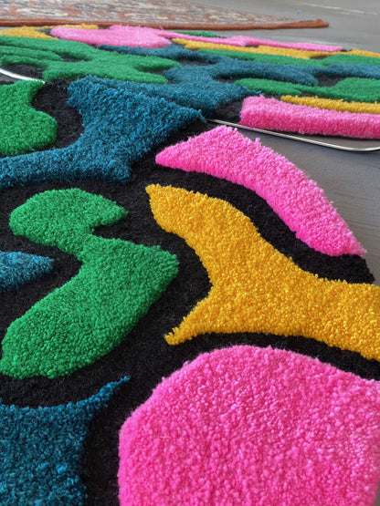 Tufted 3D Rug, Modern Funny Rug, Bedroom Rug, Aesthetic Rug, Cute Rug, Personalized Tufted Rug, Living room floor mat