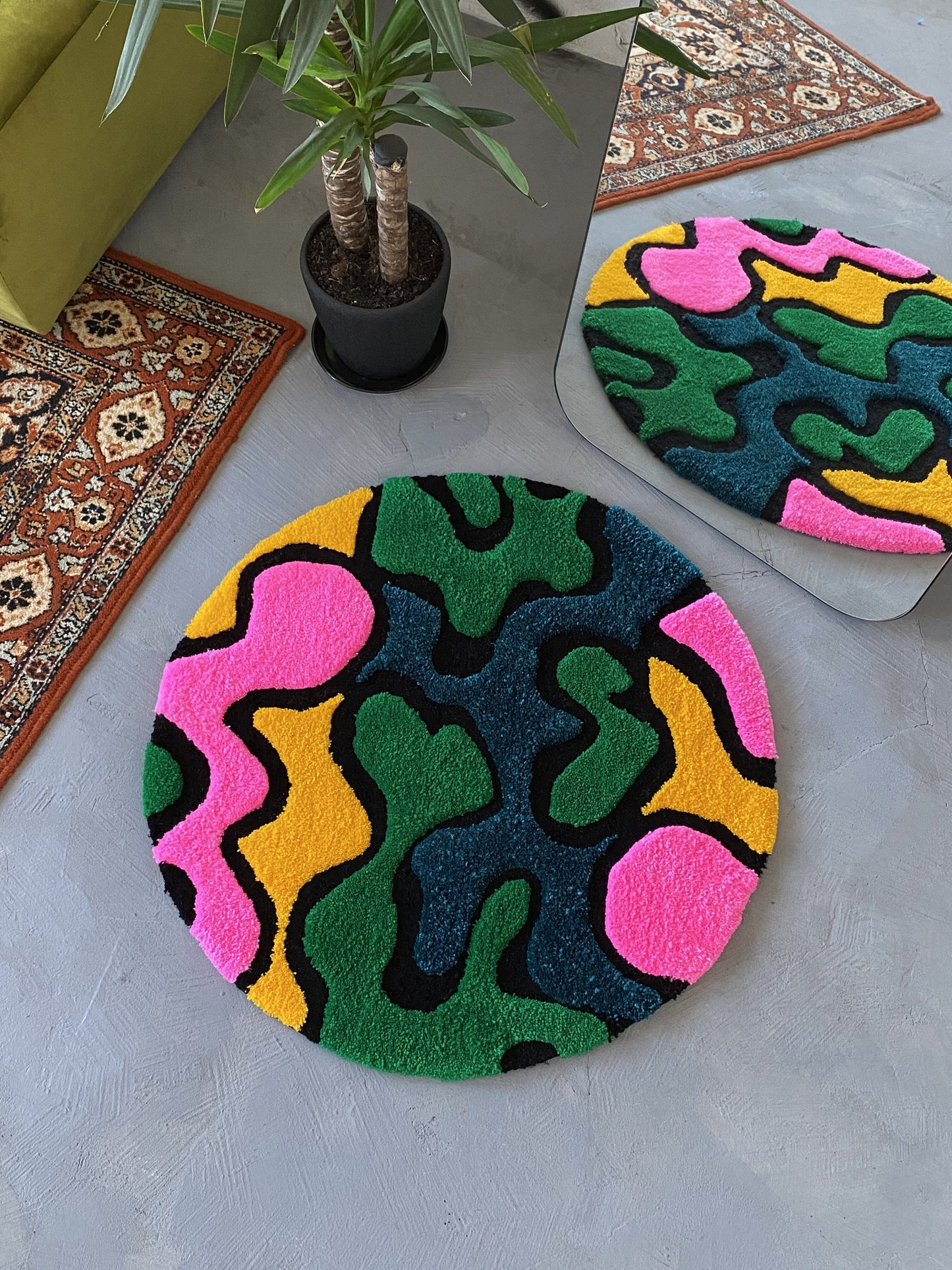 Tufted 3D Rug, Modern Funny Rug, Bedroom Rug, Aesthetic Rug, Cute Rug, Personalized Tufted Rug, Living room floor mat