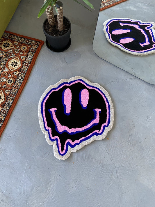 Tufted smile rug, Non-slip tufted rug, Home decor rug