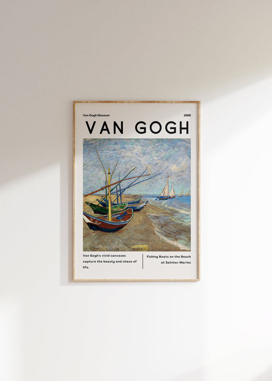 Vincent Van Gogh Poster - Modern Exhibition Wall Art, Van Gogh Print as Classic Art Painting, Impressionist Print as Trendy Home Decor