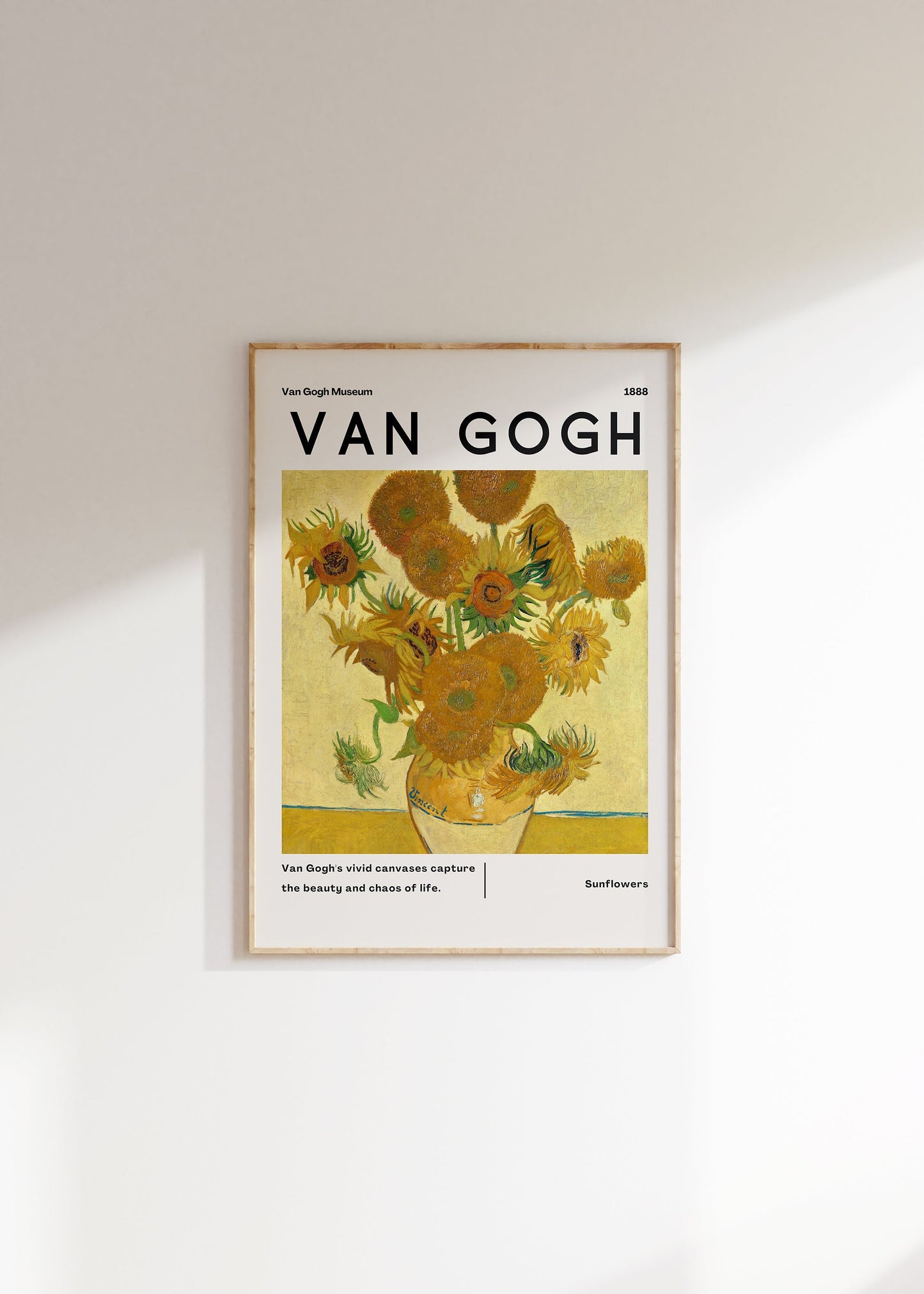 Vincent Van Gogh Poster - Modern Exhibition Wall Art, Van Gogh Print as Classic Art Painting, Impressionist Print as Trendy Home Decor
