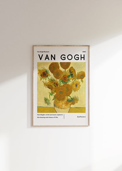 Vincent Van Gogh Poster - Modern Exhibition Wall Art, Van Gogh Print as Classic Art Painting, Impressionist Print as Trendy Home Decor