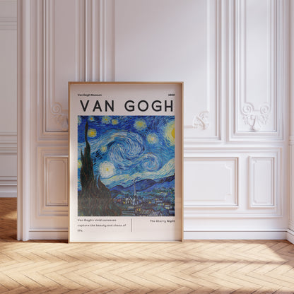 Vincent Van Gogh Poster - Modern Exhibition Wall Art, Van Gogh Print as Classic Art Painting, Impressionist Print as Trendy Home Decor