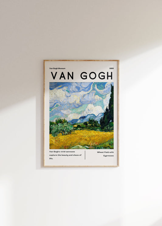 Vincent Van Gogh Poster - Modern Exhibition Wall Art, Van Gogh Print as Classic Art Painting, Impressionist Print as Trendy Home Decor