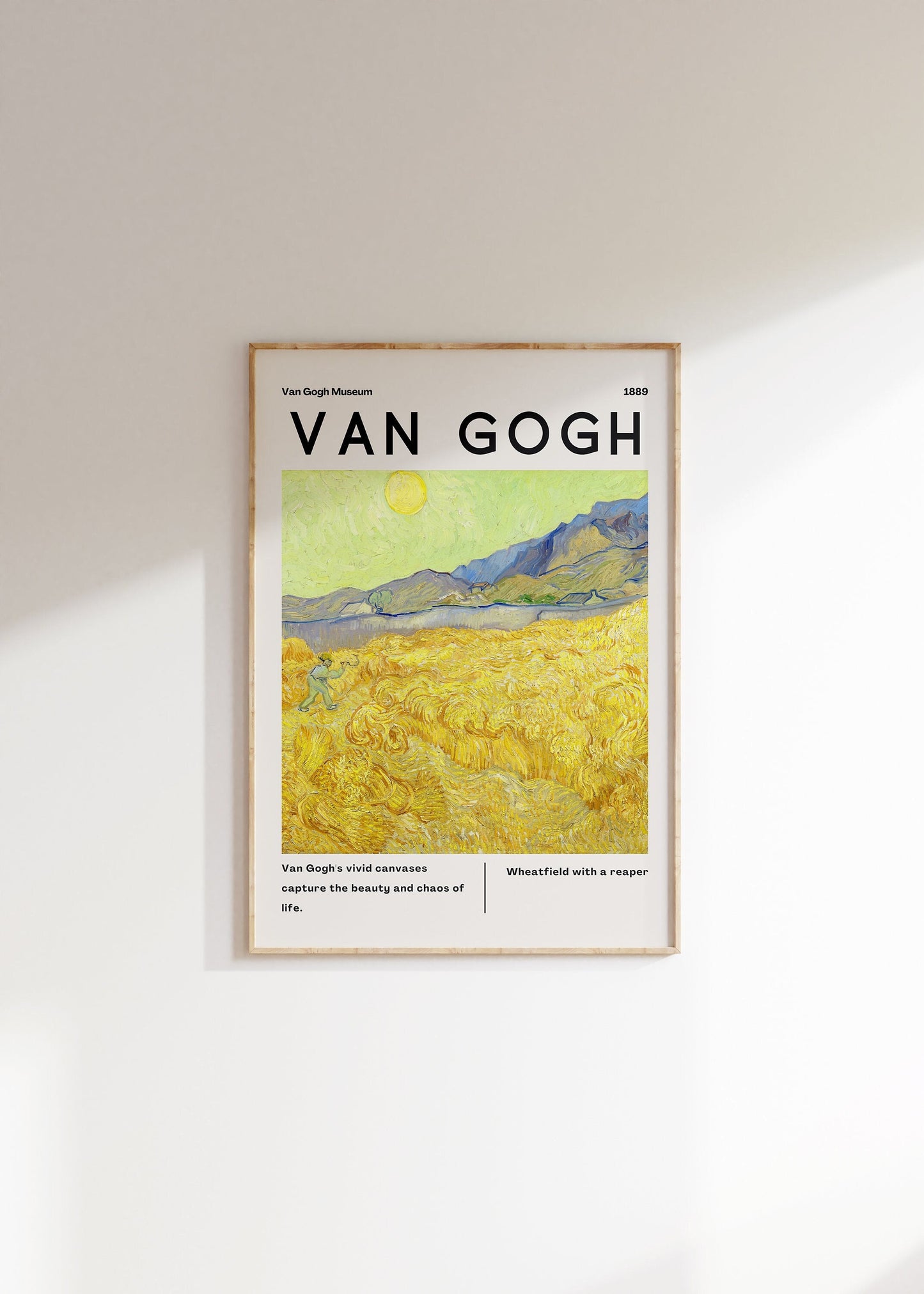 Vincent Van Gogh Poster - Modern Exhibition Wall Art, Van Gogh Print as Classic Art Painting, Impressionist Print as Trendy Home Decor