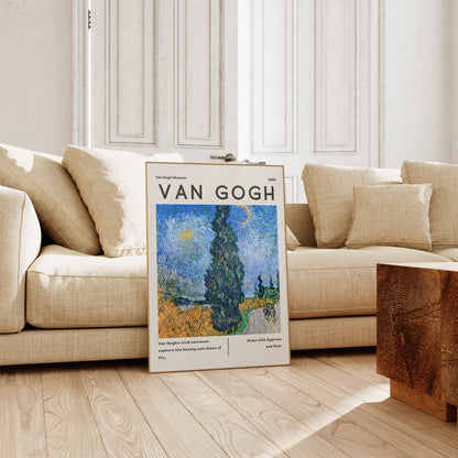 Vincent Van Gogh Poster - Modern Exhibition Wall Art, Van Gogh Print as Classic Art Painting, Impressionist Print as Trendy Home Decor