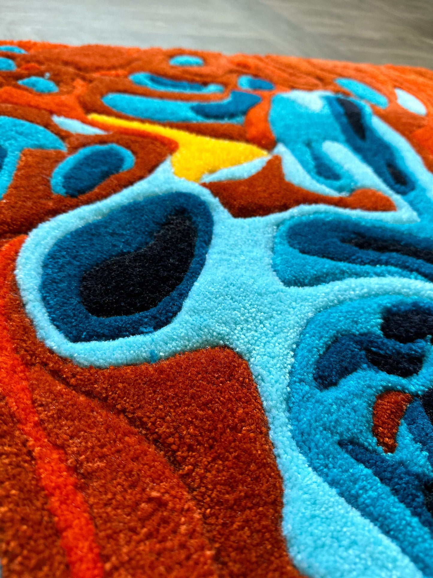 Body art rug | Lovely style rugs | Termal body art | Custom Rugs | tufted rug |