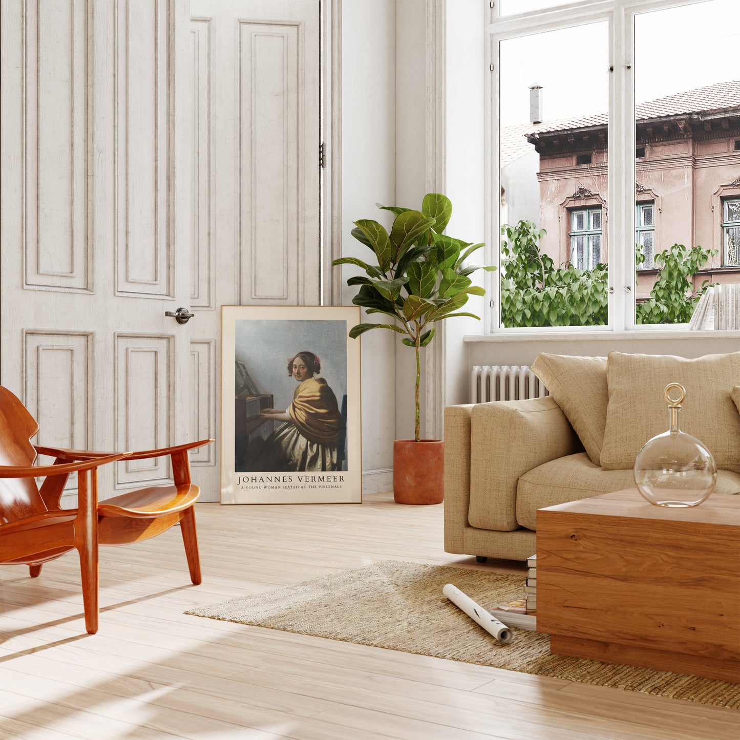 Johannes Vermeer Poster, Vintage Gallery Art Print, Vermeer Print, Famous Art, Vintage Museum Print, Vermeer Vintage Wall Art, Ideal Gift