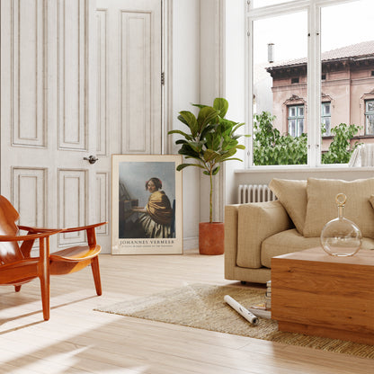 Johannes Vermeer Poster, Vintage Gallery Art Print, Vermeer Print, Famous Art, Vintage Museum Print, Vermeer Vintage Wall Art, Ideal Gift