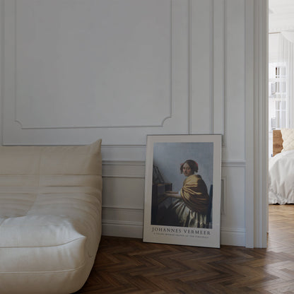 Johannes Vermeer Poster, Vintage Gallery Art Print, Vermeer Print, Famous Art, Vintage Museum Print, Vermeer Vintage Wall Art, Ideal Gift