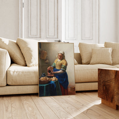 Johannes Vermeer Poster, Vintage Gallery Art Print, Vermeer Print, Famous Art, Vintage Museum Print, Vermeer Vintage Wall Art, Ideal Gift