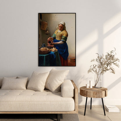 Johannes Vermeer Poster, Vintage Gallery Art Print, Vermeer Print, Famous Art, Vintage Museum Print, Vermeer Vintage Wall Art, Ideal Gift