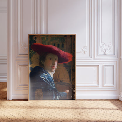 Johannes Vermeer Poster, Vintage Gallery Art Print, Vermeer Print, Famous Art, Vintage Museum Print, Vermeer Vintage Wall Art, Ideal Gift