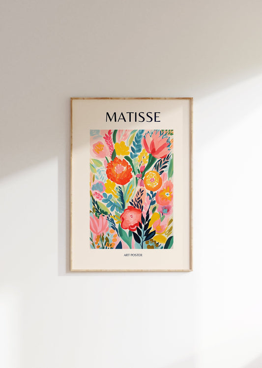 Henri Matisse Print - Modern Gallery Exhibition Art, Aesthetic Matisse Poster, Minimalist Floral Wall Art, Colorful Classic Art Home Decor