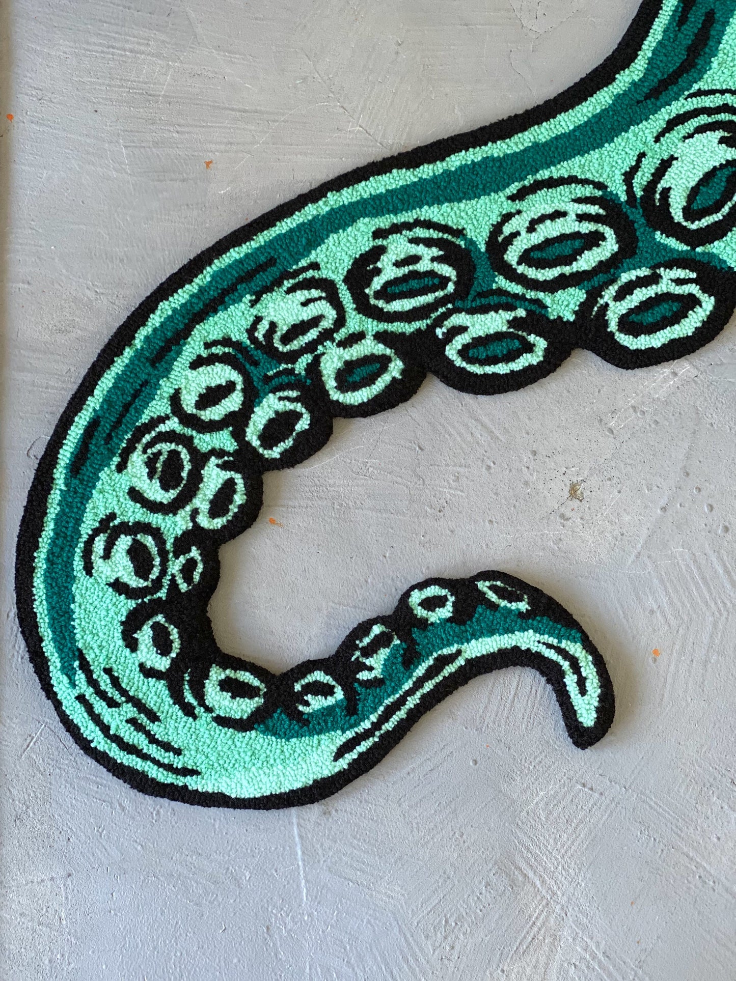 Octopus Tentacle Tufted Rug, Living room floor mat, Bedroom Rug, Aesthetic Rug, Sea Themed Rug, Realistic Rug, Gift for Her