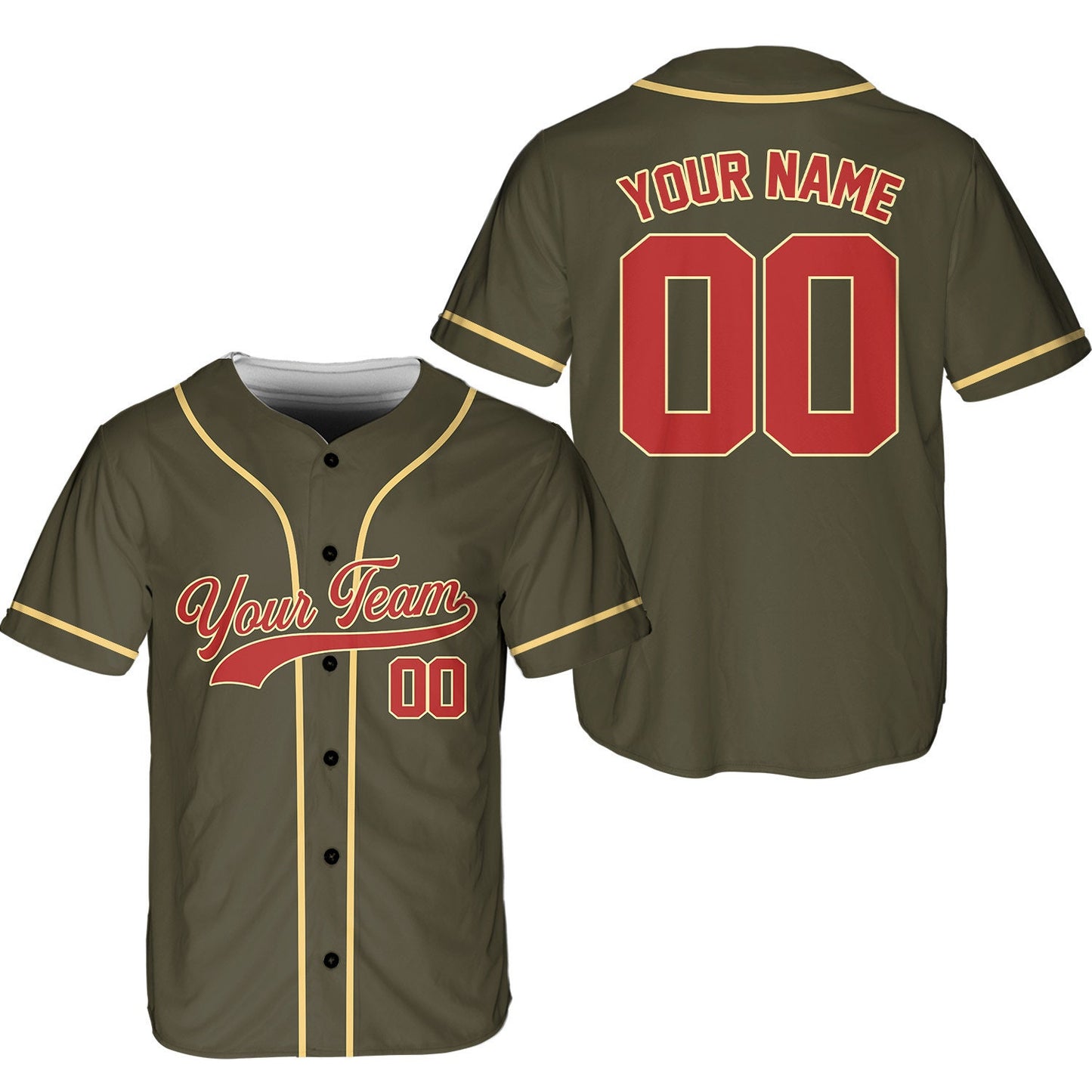 Personalized Team Name And Number Baseball Jersey, Custom Baseball Jersey Shirt, Baseball Jersey Uniform For Baseball Fans Baseball Lovers