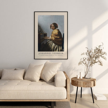 Johannes Vermeer Poster, Vintage Gallery Art Print, Vermeer Print, Famous Art, Vintage Museum Print, Vermeer Vintage Wall Art, Ideal Gift