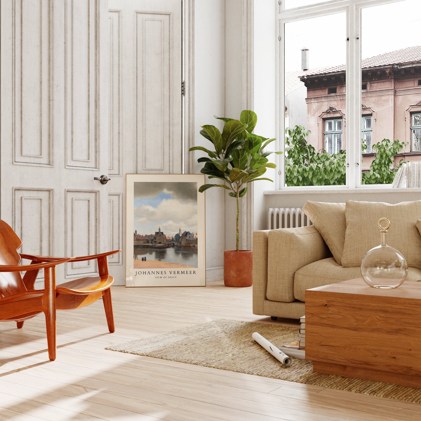 Johannes Vermeer Poster, Vintage Gallery Art Print, Vermeer Print, Famous Art, Vintage Museum Print, Vermeer Vintage Wall Art, Ideal Gift