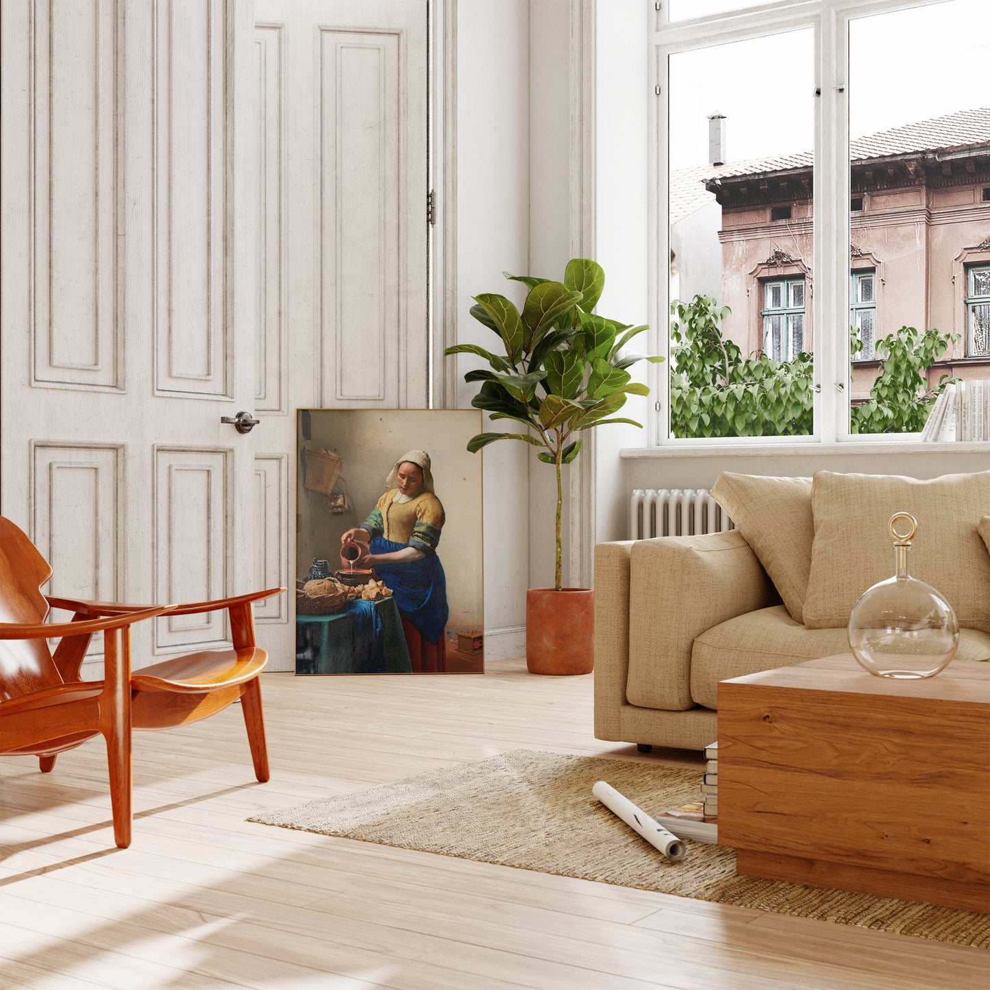 Johannes Vermeer Poster, Vintage Gallery Art Print, Vermeer Print, Famous Art, Vintage Museum Print, Vermeer Vintage Wall Art, Ideal Gift